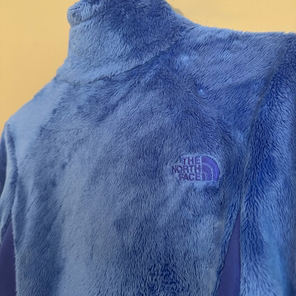 The North Face Tech Osito FullZip Jacket SOFT Periwinkle Logo Womens XS NWOT - Picture 6 of 6